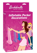 Bachelorette Party Favors Inflatable Pecker Decorations 4 Piece
