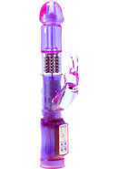 Minx Exotic Rabbit Vibrator Waterproof Purple 4.75 Inch