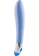 Mae B Lovely Vibes Elegant Soft Touch Vibrator Waterproof Light Blue