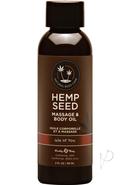 Hemp Seed Massage Oil 100% Natural Blend Isle For You 2 Ounce