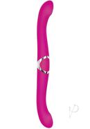Coupled Love Rechargeable Silicone Massager - Pink