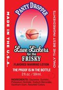 Love Lickers Cherry Flavored Warming Massage Oil 2oz - Panty Dropper