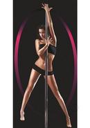 Power Pole Pro Professional Portable Exercise And Dance Spinning Pole Extends Up To 9ft.